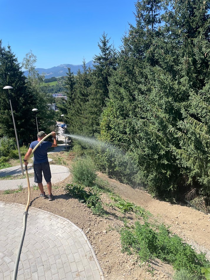 Hydroosev a spevňovanie svahu